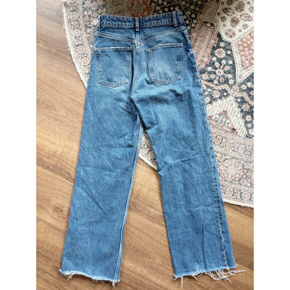 Zara Hi Rise Wide Leg Full Length Jeans - Picture 9 of 9